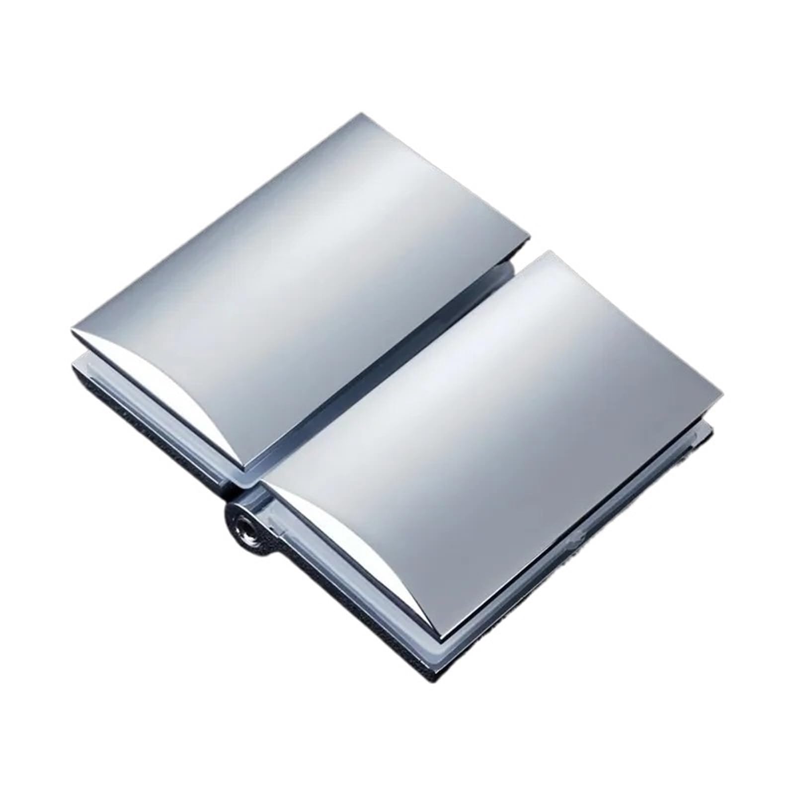 Cnyuon One Color Inward Opening 180 Degree Curved Bright Bathroom Clip Shower Room Glass Door Hinge Cabinet For Glass Door