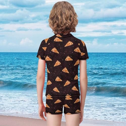 Pizza GalaxyChildren's Swimsuits Boys Two Piece Suit9-11Y（140cm）2