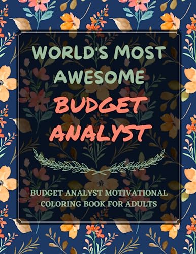 Budget Analyst Motivational Coloring Book For Adults image 2