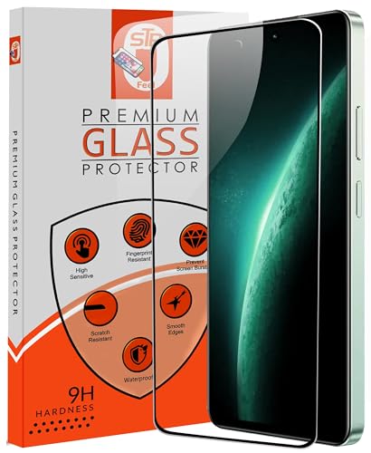 Image of Premium Tempered Glass Screen Protector Guard Compatible For Tecno Pova 6 Neo 5G (6.78 Inch, Pack of 1) | Edge to Edge Coverage With Easy to installation kit for Smartphone