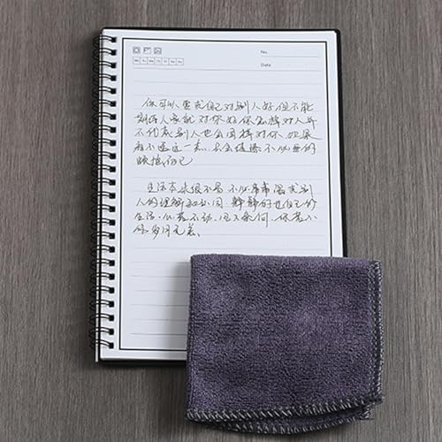 Cuaderno inteligente reutilizable, cuaderno en espiral - Cuadernos impermeables ecológicos,Libreta impermeable borrable conectada digitalmente elegante de la libreta para tomar notas en oficinas de tr - imagen 3
