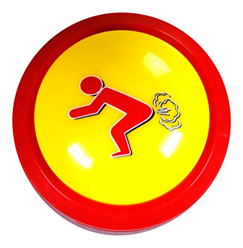 Talkie Toys Products Fart Button – Lights Up and Plays 20 Funny Fart Sounds – Hilarious Talking Toy for Fart Games, Fart Pranks, Office Humor, Stress Relief and More