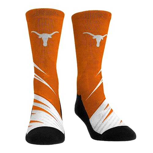 Rock 'Em NCAA Texas - Slash Slant Socks (L-XL)