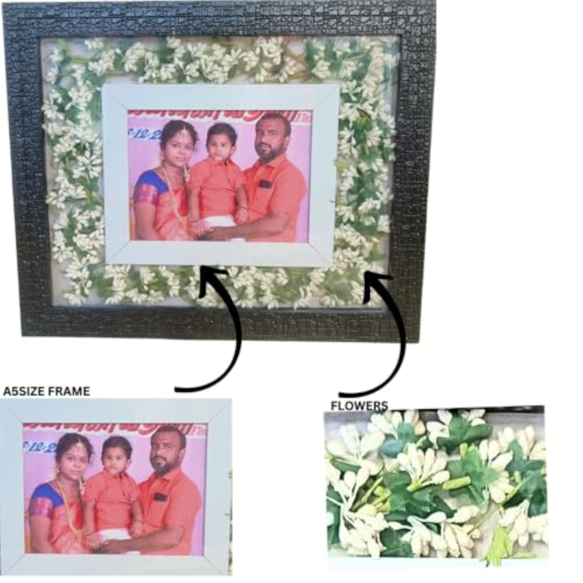 Customizable Shadow Box Photo Frame for Special Occasions