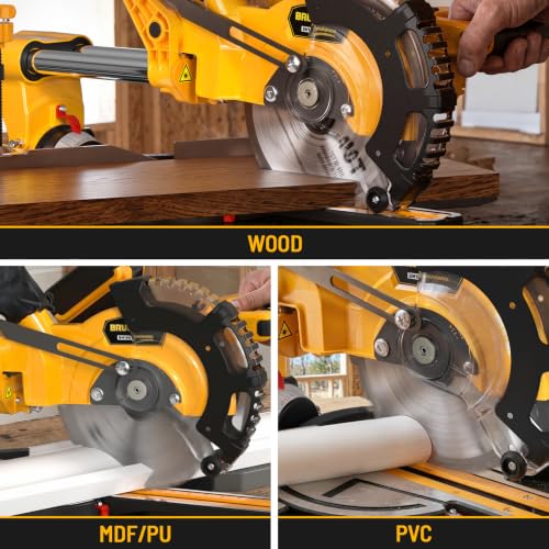 Baikemon 8-1/4-Inch Cordless Sliding Miter Saw