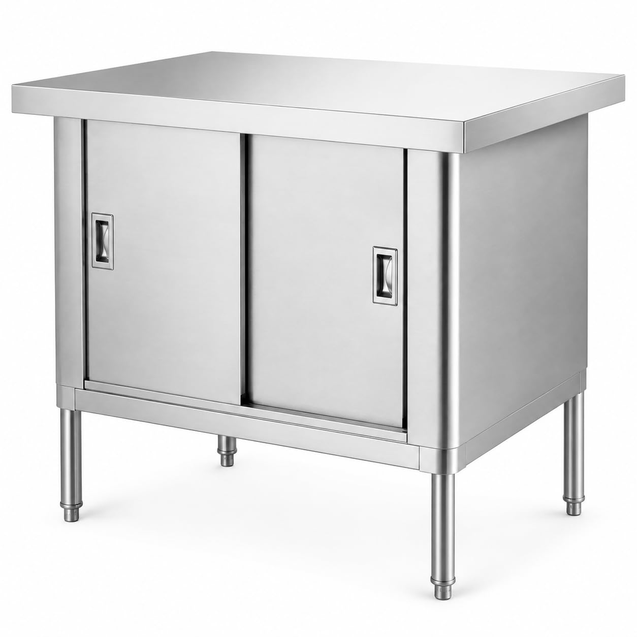30" x 36" Stainless Steel Work Table by Glownary – Steel, Silver, Model 522ebtkd3036d