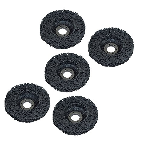 Disque de 115 mm bande de nettoyage pour sablage et décapage de la rouille ou graffiti x5