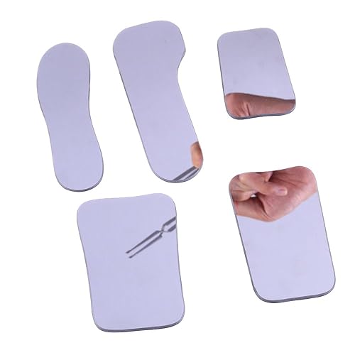 Miniatura 6 de 5pcsset 2caras Pofessional Dental Occlusal fotográfica boca espejo de vidrio chapado en rodio Dental Intraoral foto Reflector