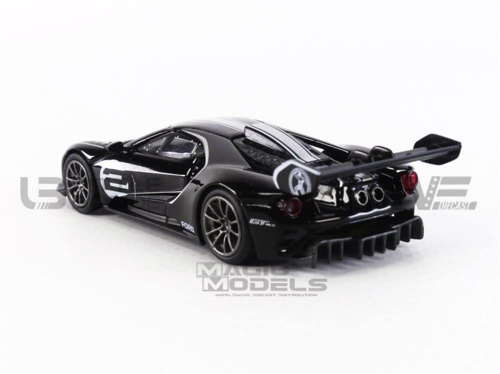 Amazon | MINI GT 1/64 フォード GT Mk II #006 シャドウブラック 左