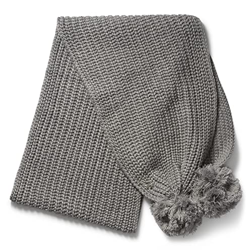 KARL LAGERFELD Women's Double Pom Knit Scarf2