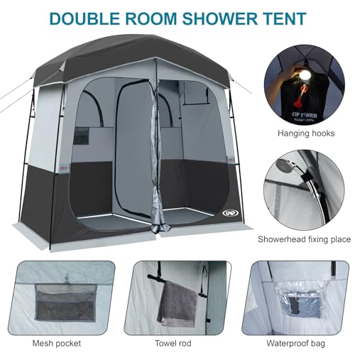 Image of Shower Tent, Outdoor Camping Privacy Shelter-Dressing Changing Room-Portable Toilet Tent for Hiking Sun Shelter Picnic Fishing