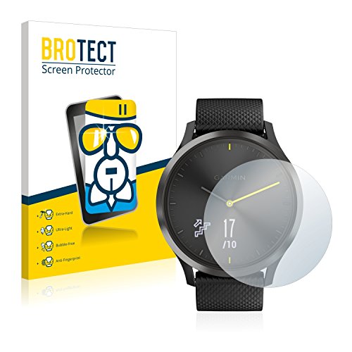 brotect Pellicola Protettiva Vetro Compatibile con Garmin vivomove HR Schermo Protezione, Estrema Durezza 9H, Anti-Impronte, AirGlass