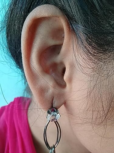 Image of Beauty tool Invisible (50 patches) Ear Lobe Tapes /Waterproof /Stickers Patches /Heavy Earrings Supporter for Girls & Women Ear Lobe Supporter (Skin Colour)