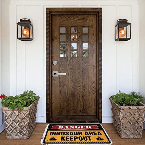 Tapis de chambre garçon dinosaure Dsoluuing rétro 50x80 cm