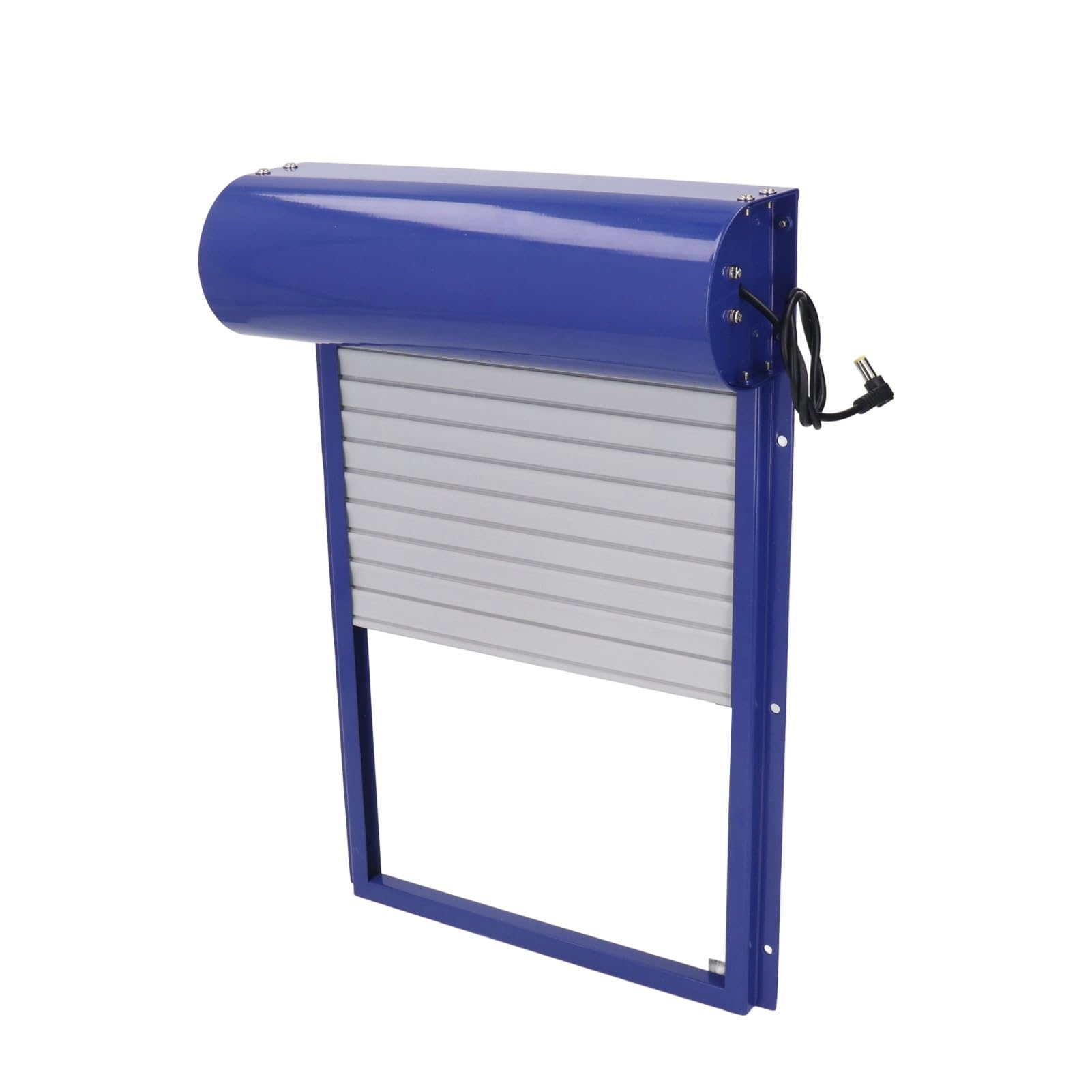 Puerta Automática Persiana para Gallinero Pequeño, Programable | Modo Temporizador y Modo Manual, Funciona con pilas, Chapa Metálica Gruesa, Controlador de pantalla LED, para Gallinas Patos