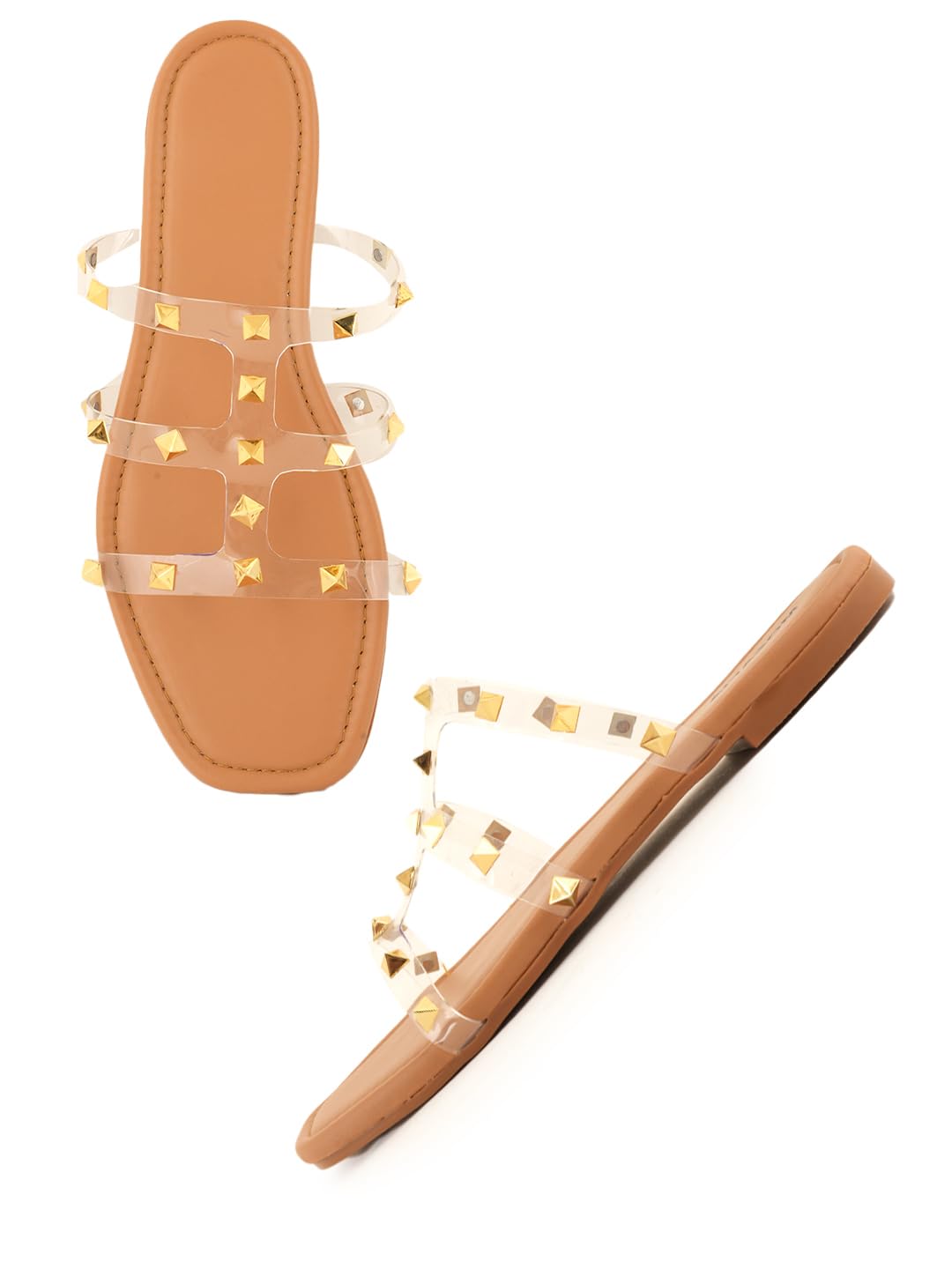 belve paris Brown Sleek Slip-On Casual Flats - Minimalist Daily Shoe-picture-11