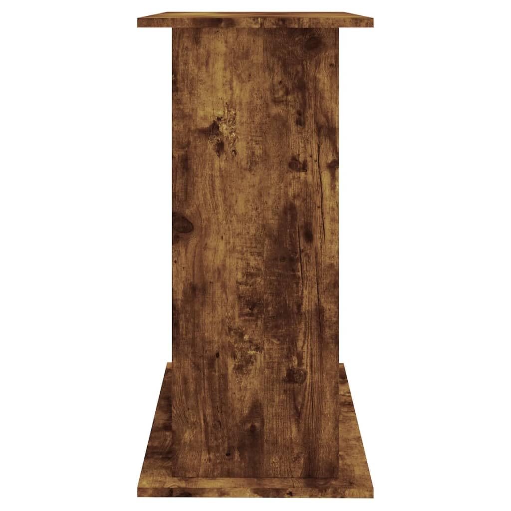 ZEYUAN Aquariumständer Räuchereiche 81x36x73 cm Holzwerkstoff, Aquarium Unterschrank, Aquarium Schrank, Aquariumschrank, Aquarium Tisch, Aquarium Stands 833604