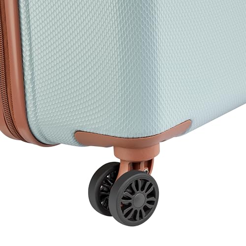 Image of DELSEY PARIS Juliette 75.5 cms Large Check-in ABS /Polycarbonate Hard Sided 8 Wheels Spinner Suitcase /Trolley Bag for Travel with TSA Lock- Sage Green