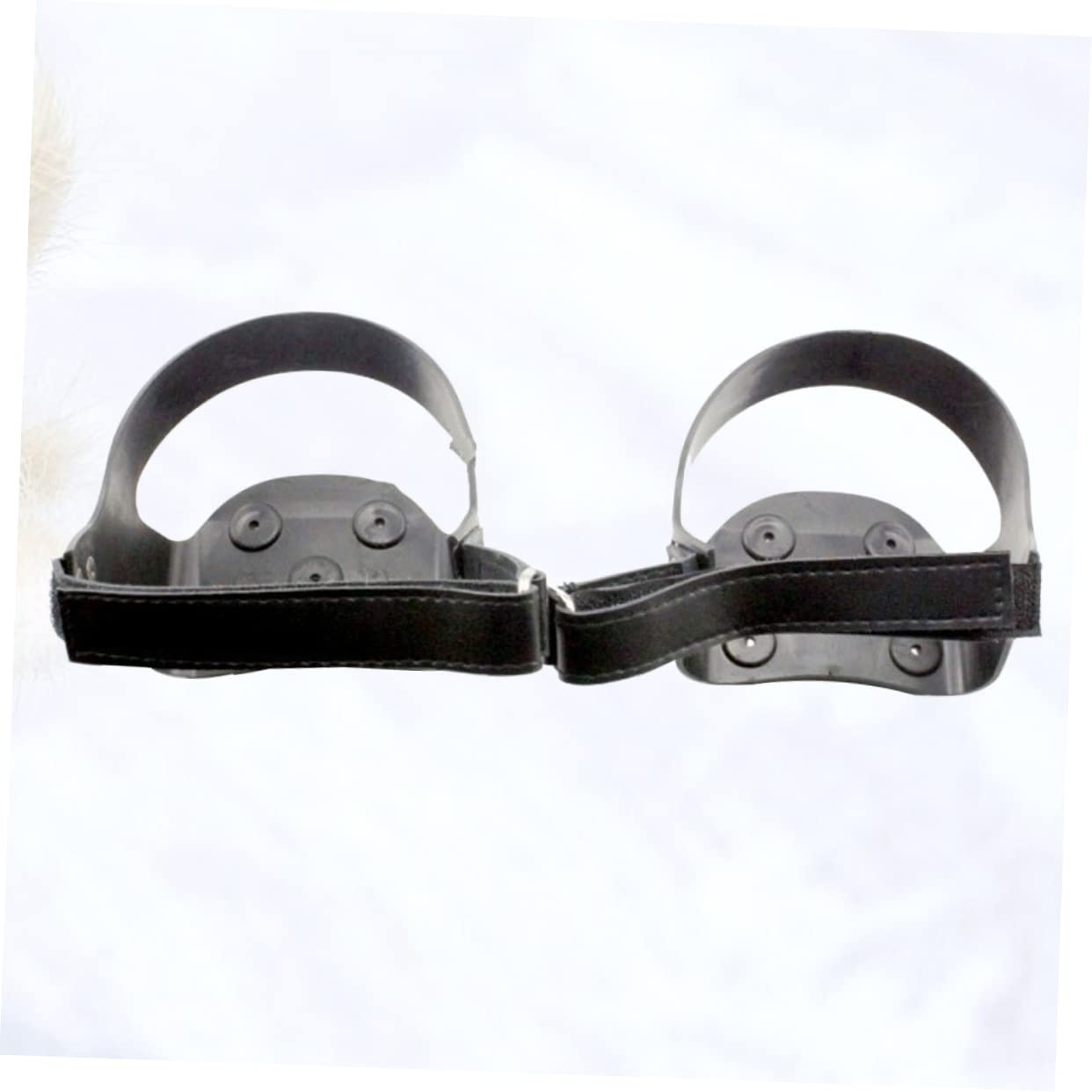 BESPORTBLE Copriscarpe Per Ramponi Nero Picchi Nevicare Stivale Impugnature Pinze Ginnicenni Di Neve Di Ghiaccio Anti Presa Trazione Slittata Ramponi Per Scarponcini Da Trekking