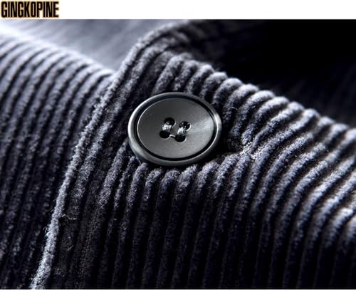 100% Cotton Corduroy Asian Size Two Buttons Fashion Men Casual Suit Jacket Blazer3