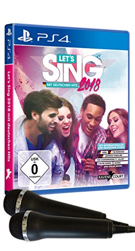 Let's Sing 2018 mit Deutschen Hits +2 Mics   PlayStation 4 [Importación alemana]