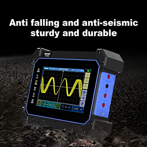 Image of Hantek TO1254D Touch Screen Tablet Oscilloscope, 4 + 1 Channel Handheld Digital Oscilloscope with 25MHz Signal Generator and Multimeter, 250MHz