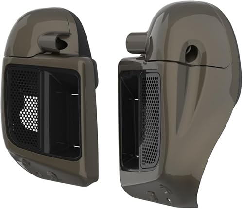 Miniatura 3 de Moto Onfire River Rock Gray (brillante) carenados inferiores aptos para H-D Touring Street Road King Glide FLTR 2014-2023, kits de calentadores de