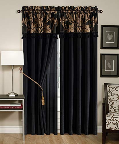 Chezmoi Royale Jacquard Curtain Set