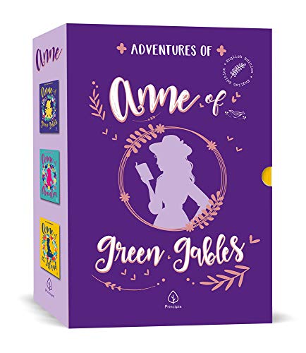 Adventures of Anne of Green Gables - Box com 3 livros. Versão em inglês