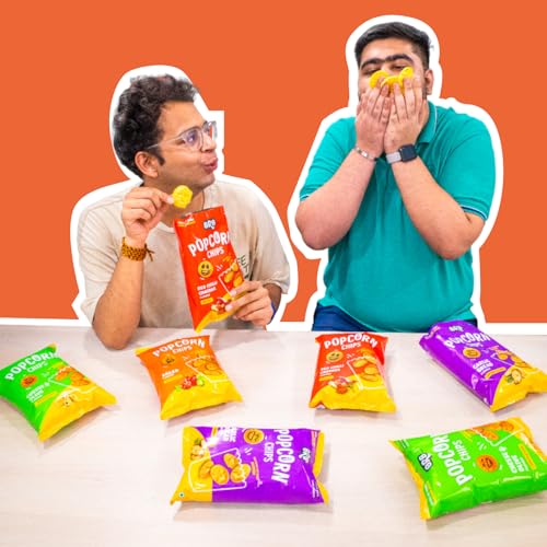 Image of BRB Corn Popped Chips | Salsa - Flavour | Not Fried. Not Baked | 30% Less Oil, No Palm Oil, Healthy Snack | 48g /51g Pack (weight may vary)