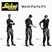 Snickers Workwear U621404044032 RuffWork Canvas Work Pants + Holster Pockets (Black/Black) - 40/32