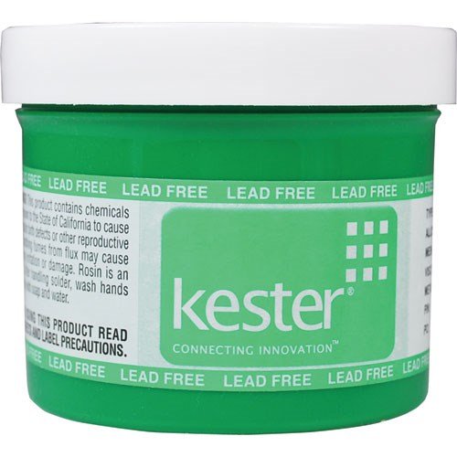 Kester 7032130810 LeadFree Solder Paste in 500GR Jar8 Month Shelf