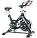 ANCHEER Vélo de Fitness Vélo d'Intérieur - Vélo d'exercice Stationnaire avec Volant 49LBS, Vélo d'Appartement Résistance Réglable et Écran LCD, Contrôle APP