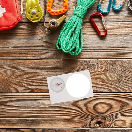 Brújula Mini Plástica 2 en 1 con Lupa para Camping miniatura 7