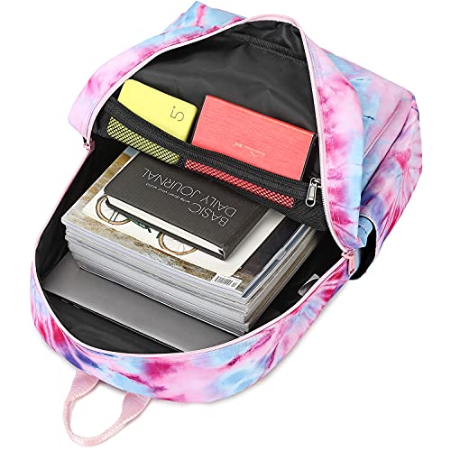 Abshoo Lightweight Tie Dye School Backpacks For Teen Girls Backpack With Lunch Bag thumb #4