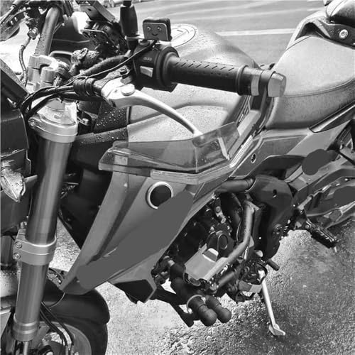 Bouclier garde-main Shiver haute résistance pour guidon de moto