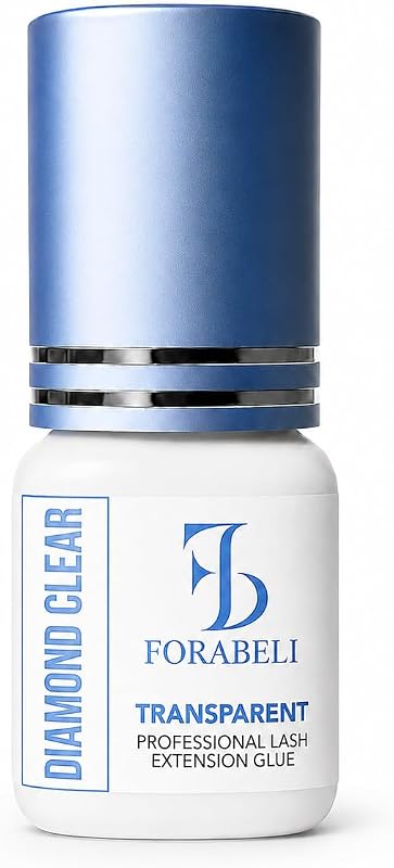 Adesivo transparente para extensão de cílios Forabeli Diamond Clear, 5 mL