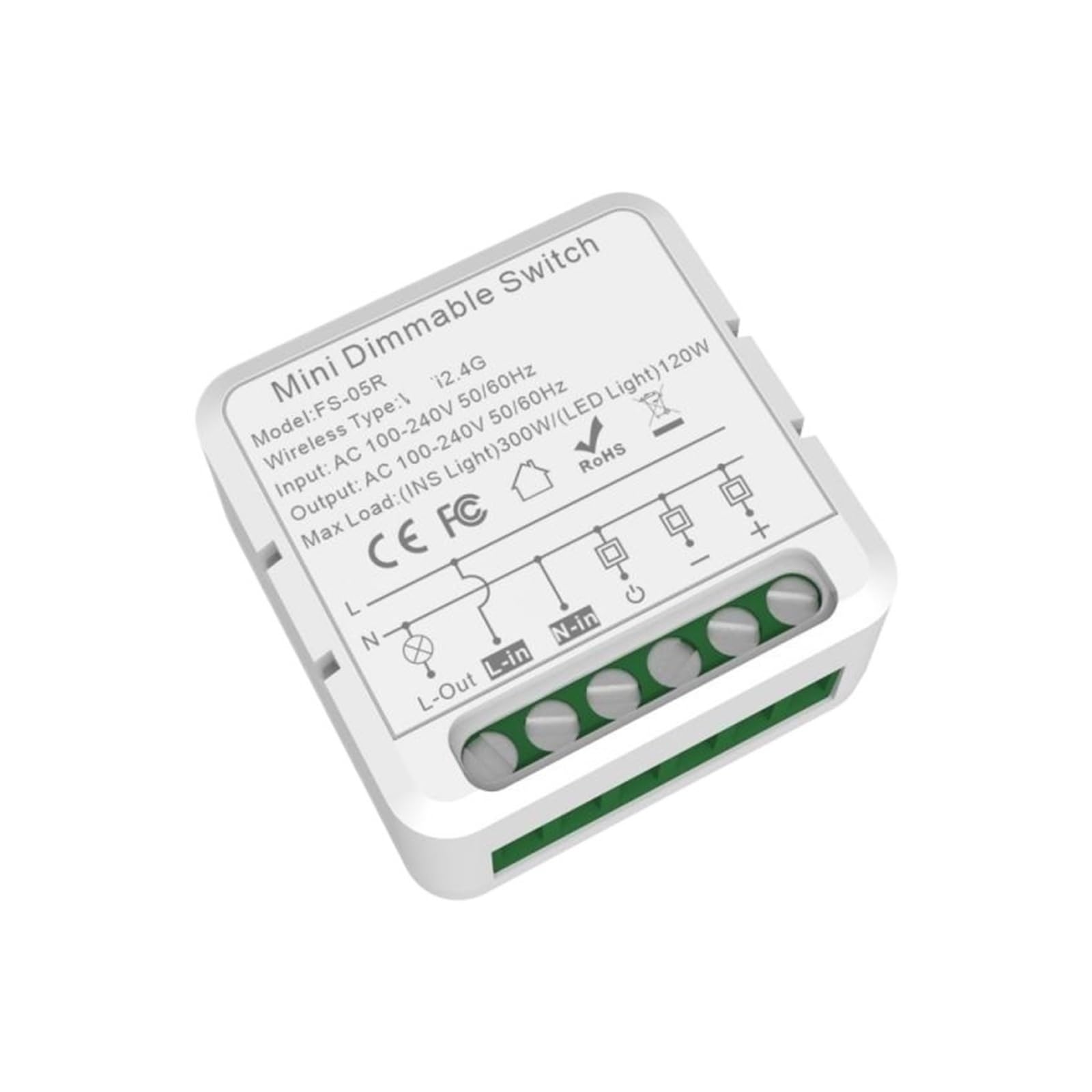 1 Uds. Módulo de interruptor de atenuación inteligente 100~240V interruptor de atenuación inteligente(1P)