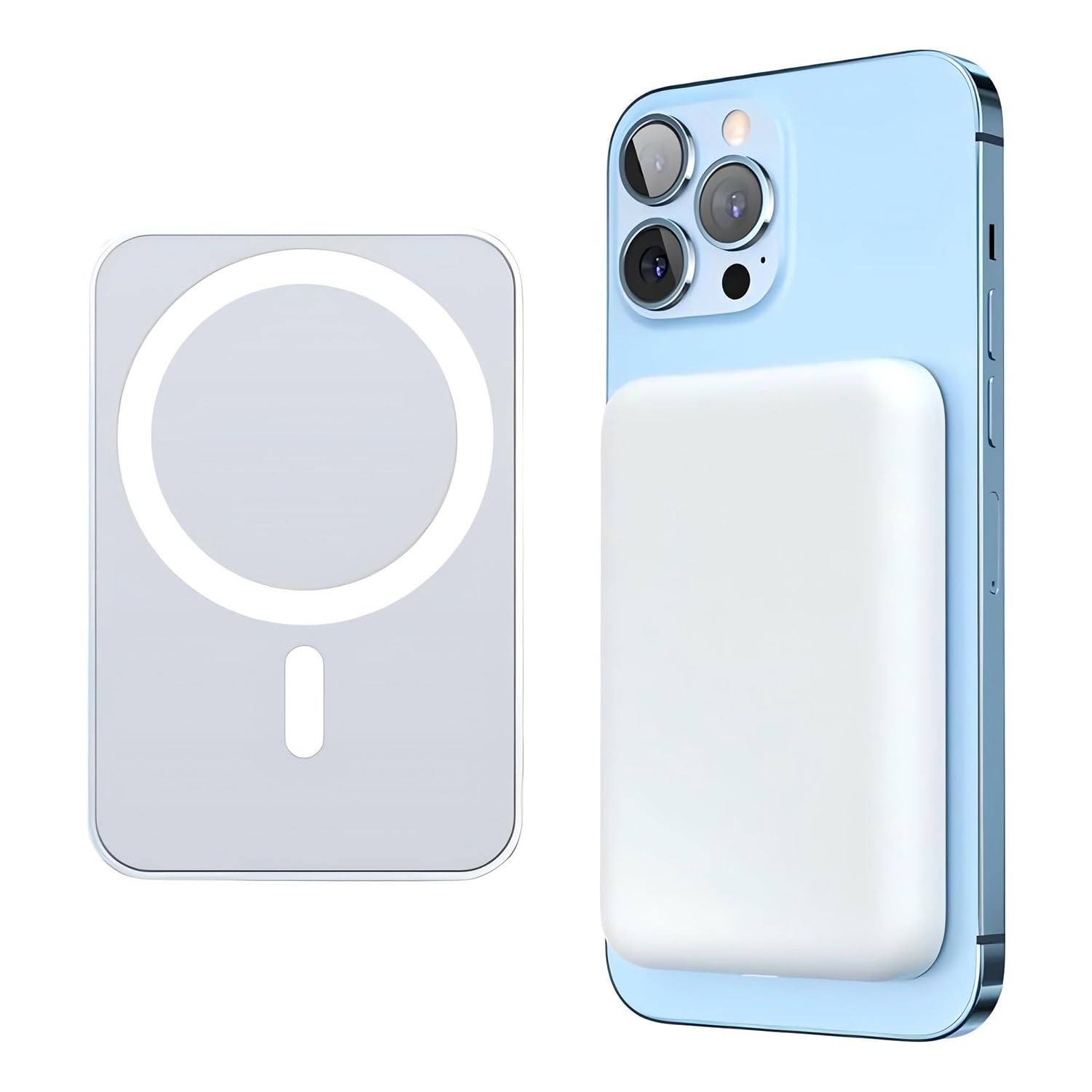 Power Bank, Caricabatterie Portatile Wireless Magnetico 10000mAh, Inalámbricos Batteria Esterna Compatibile con iPhone 12 13 14 15 16 17 Pro Max/Pro/Air/Mini/Plus