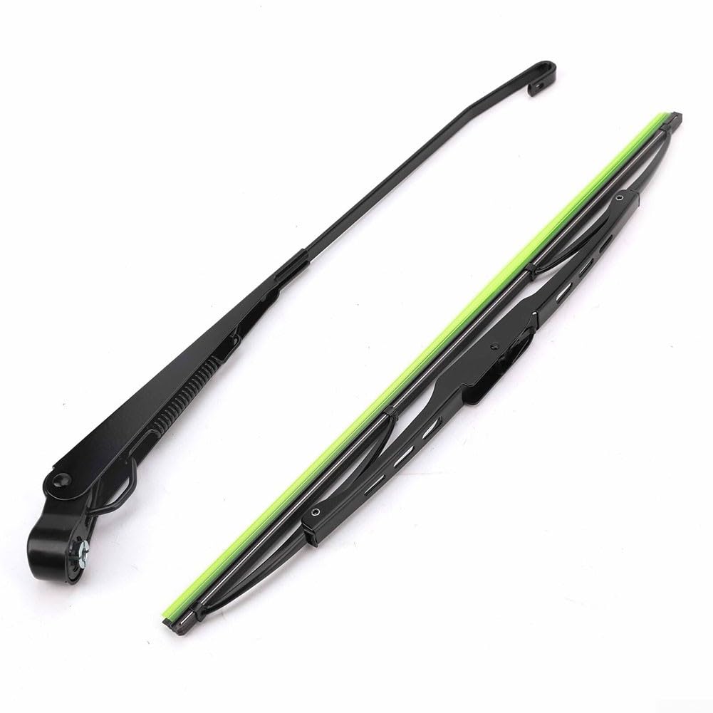 Motore tergicristallo, braccio tergicristallo 105°, 12 V, universale, per trattori, barche, camper e controller (motore + tergicristallo)