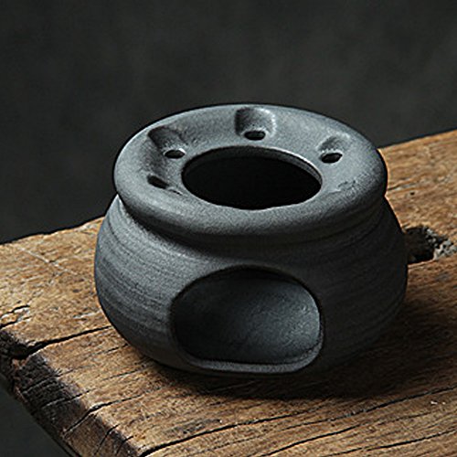 TAMUME Scaldino Teiera in Ghisa Nera, Adatto a