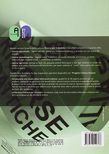 Insegnare la letteratura italiana a stranieri. Risorse per docenti di italiano come lingua straniera