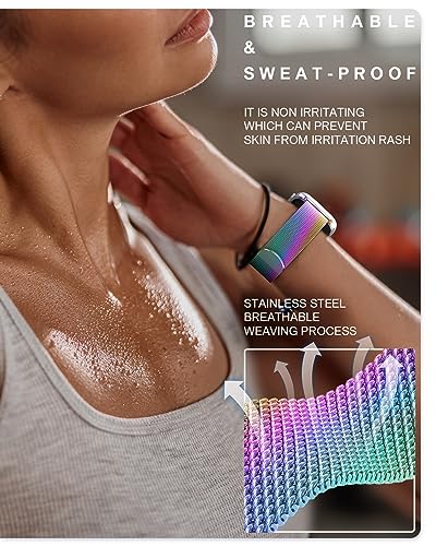 Image of Original Stainless Steel Milanese Loop Compatible with Apple Watch Band 38mm 40mm 41mm 42mm 44mm 45mm 46mm 49mm, Magnetic Clasp Band for iWatch Series 11 10 9 8 7 6 5 4, SE 3 2 1 Ultra3 2, Women & Men