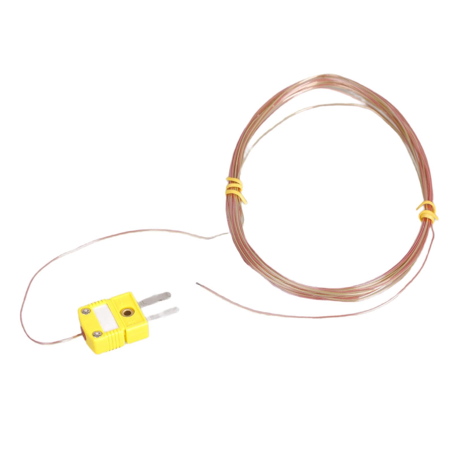 Hsioluted 5 Meters Line Accuracy K Type Thermocouple Probe With Easy Install Plugs For Extreme Temperatures Thermocouple Cable