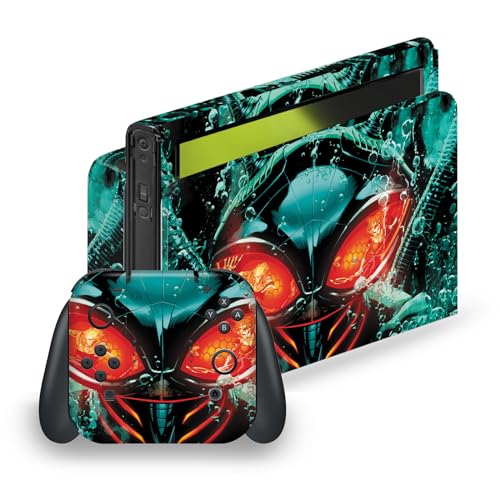 Peau vinyle Nintendo Switch OLED Aquaman pour une protection stylée contre les rayures de jeu