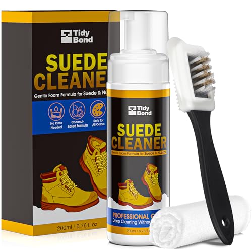 Tidybond Suede Cleaner Kit – Premium Shoe Cleaner for Suede & Nubuck Shoes, Boots, Bags, Purses &...