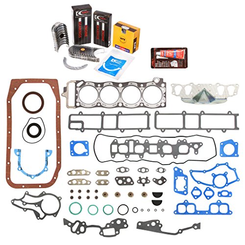 Evergreen Engine Rering Kit FSBRR2000 Compatible With 85-95 Toyota 4Runner Pickup Celica 22R 22RE 22REC Full Gasket Set, Standard Size Main Rod Bearings, Standard Size Piston Rings
