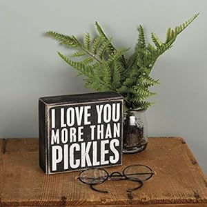 Primitivesbykathy19177classicboxsignmorepickles Urban Country Home Decor Primitives by kathy 19177 classic box sign more pickles urban country home decor