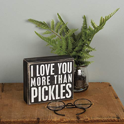 Primitivesbykathy19177classicboxsignmorepickles Urban Country Home Decor Primitives by kathy 19177 classic box sign more pickles urban country home decor