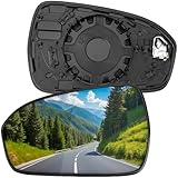 LOIYLLEN Driver Side Mirror Replacement for Ford Fusion 2016 2017 2018 2019 2020 2021 - Left Side Mirror Glass, Rear View Mirrors Glass with Blind Spot